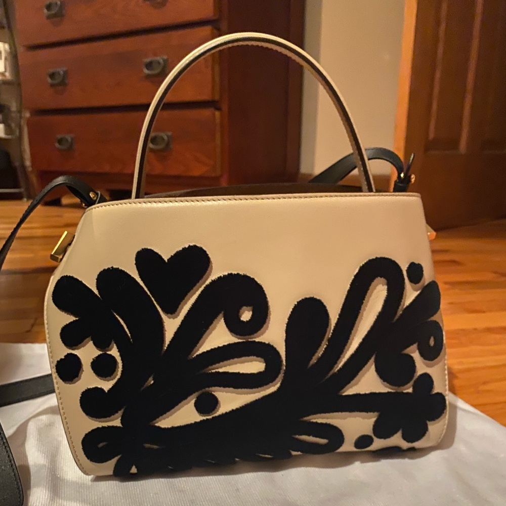 NWT Oscar de la Renta baby Nolo leather handbag